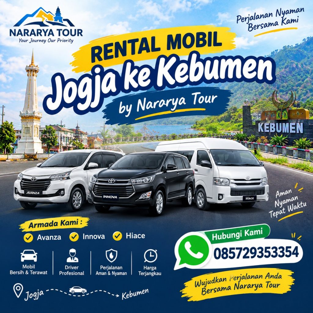 Sewa mobil Jogja ke kebumen 
